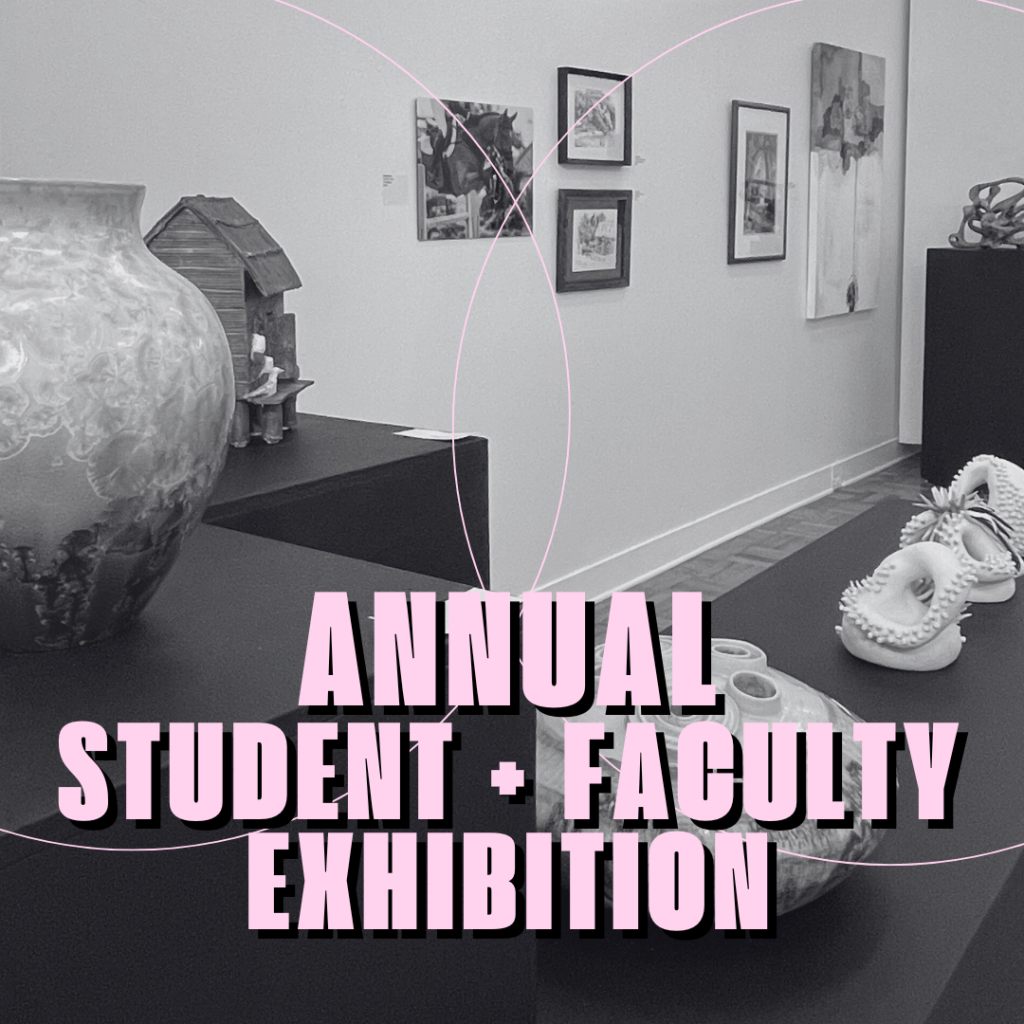 Foto der jährlichen Ausstellung von Studierenden und Lehrenden