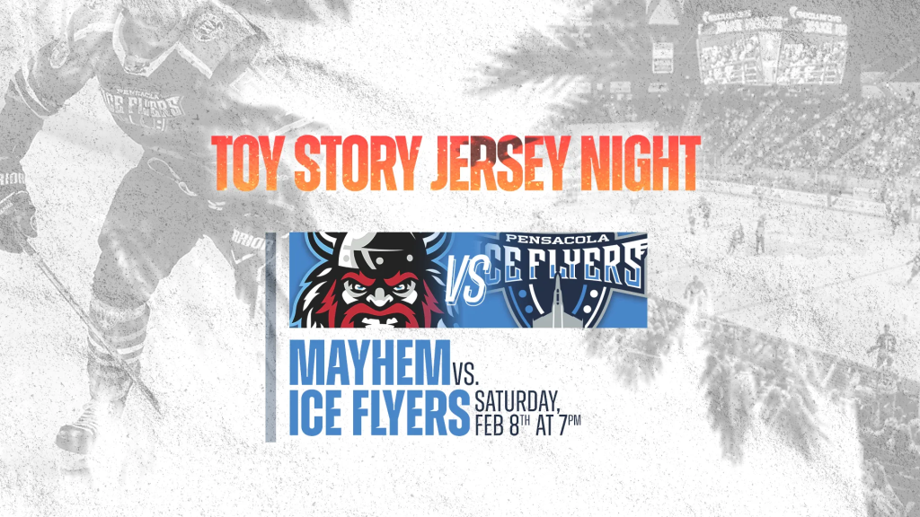 Toy Story Jersey Night - Pensacola Ice Flyers vs Macon Mayhem