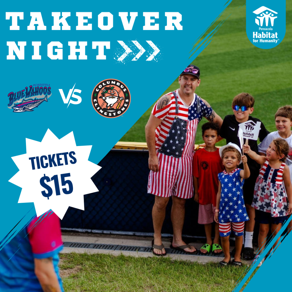 Pensacola Habitat Takeover Night at Blue Wahoos Stadium