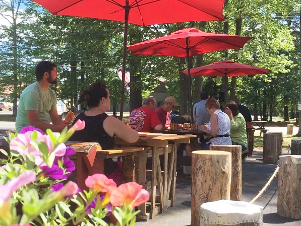 Outdoor Tasting Area. Photo Credit: Geary Brewing Company