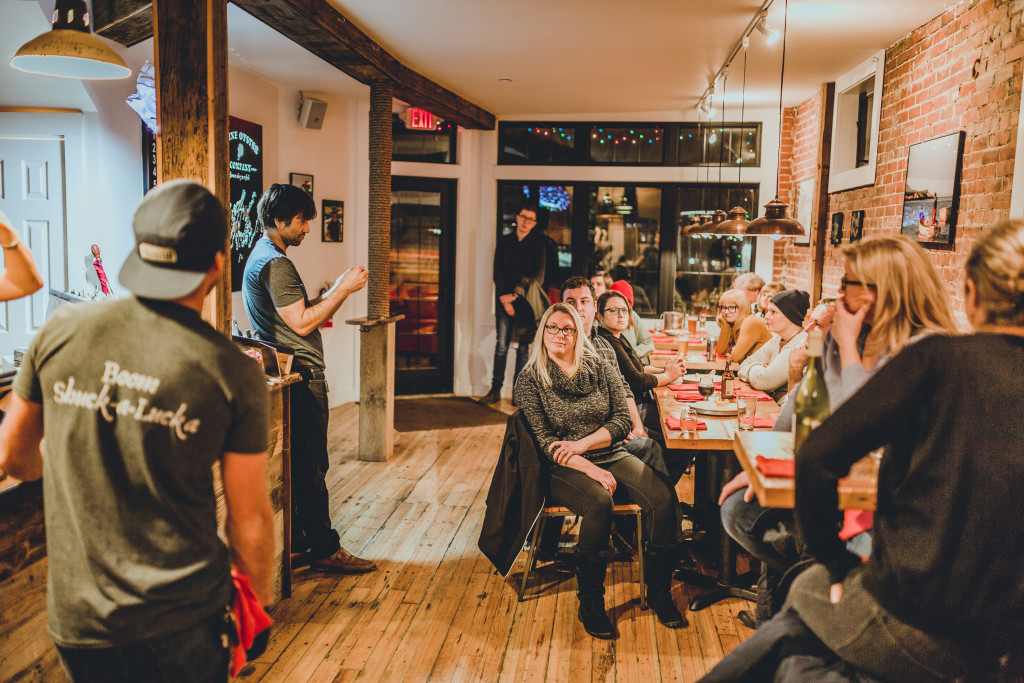 Shucking Class. Photo Credit: The Maine Oyster Company
