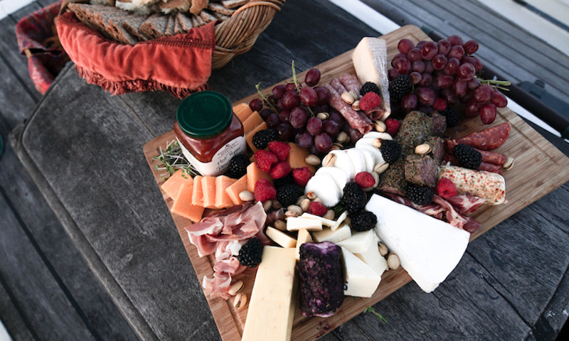 Charcuterie. Photo Credit: Casco Bay Custom Charters