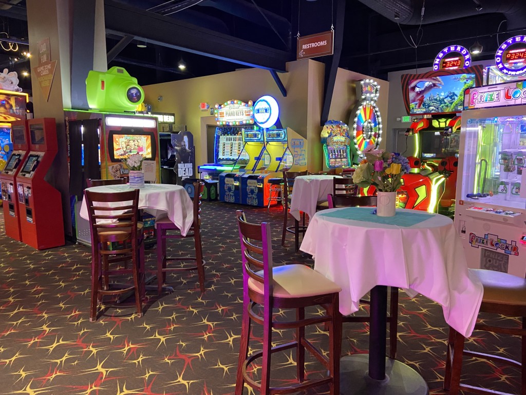 Tables for Event. Photo Credit: Spare Time Entertainment