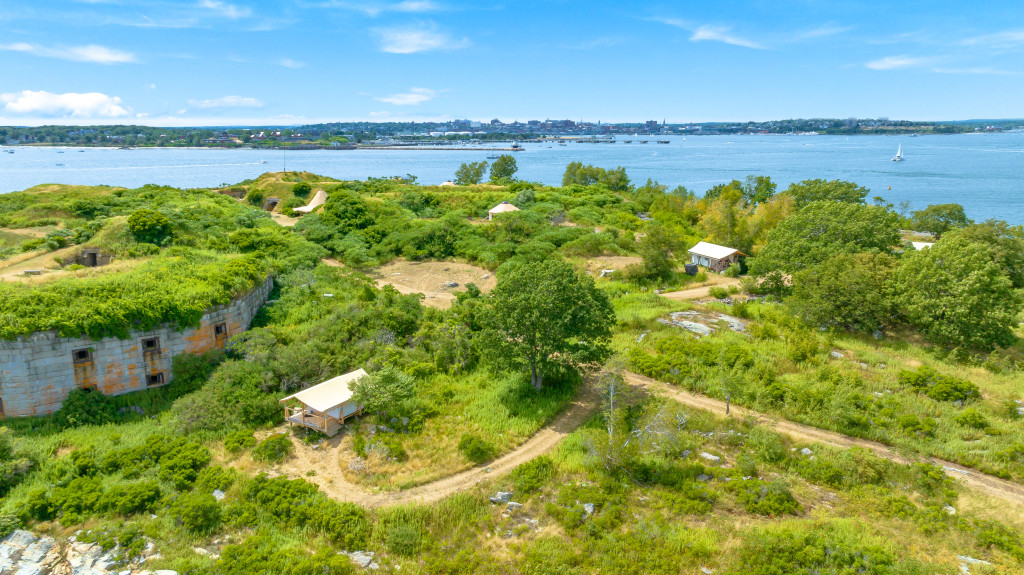 Yurts and Fort. Photo Credit: Peter G. Morneau