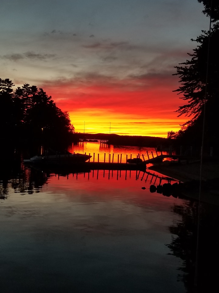 Sunset. Photo Credit: Sebago Lake Cruises