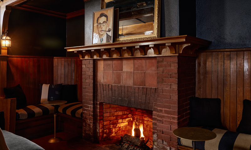 Fireplace. Photo Credit: Read McKendree