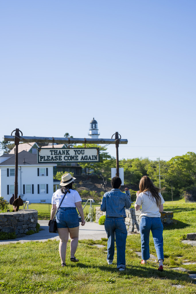 Friends Leaving The Lobster Shack. Photo Credit: Capshore