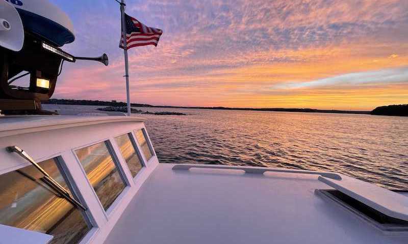 Sunset Dinner Cruise. Photo Credit: Casco Bay Custom Charters
