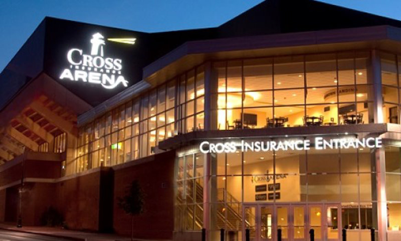 Exterior of Arena. Photo Credit: Cross Insurance Arena