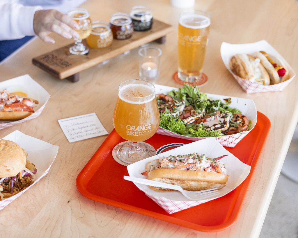 Beer and Food. Photo Credit: Bite Into Maine