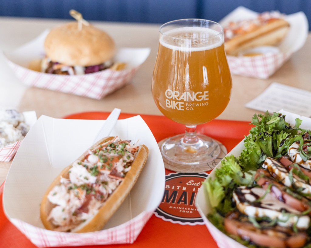 Beer and Food. Photo Credit: Bite Into Maine