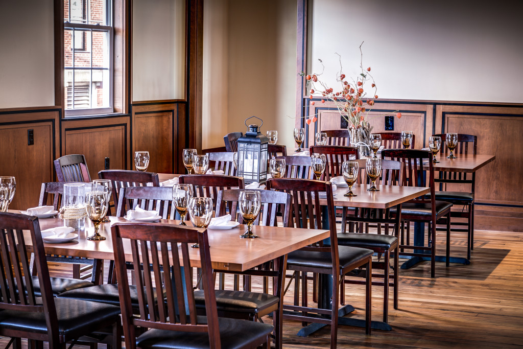 Tables for Event. Photo Credit: Boone's Fish House & Oyster Room