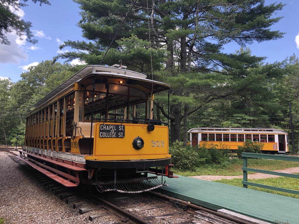 Trolleys. Photo Credit: Seashore Trolley Museum