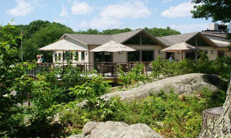 Golf Clubhouse. Photo Provided by Purpoodock Club