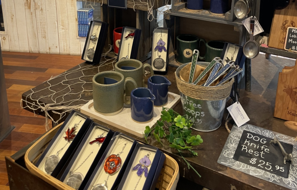 Coffee & Tea Display. Photo Credit: Danforth Pewter