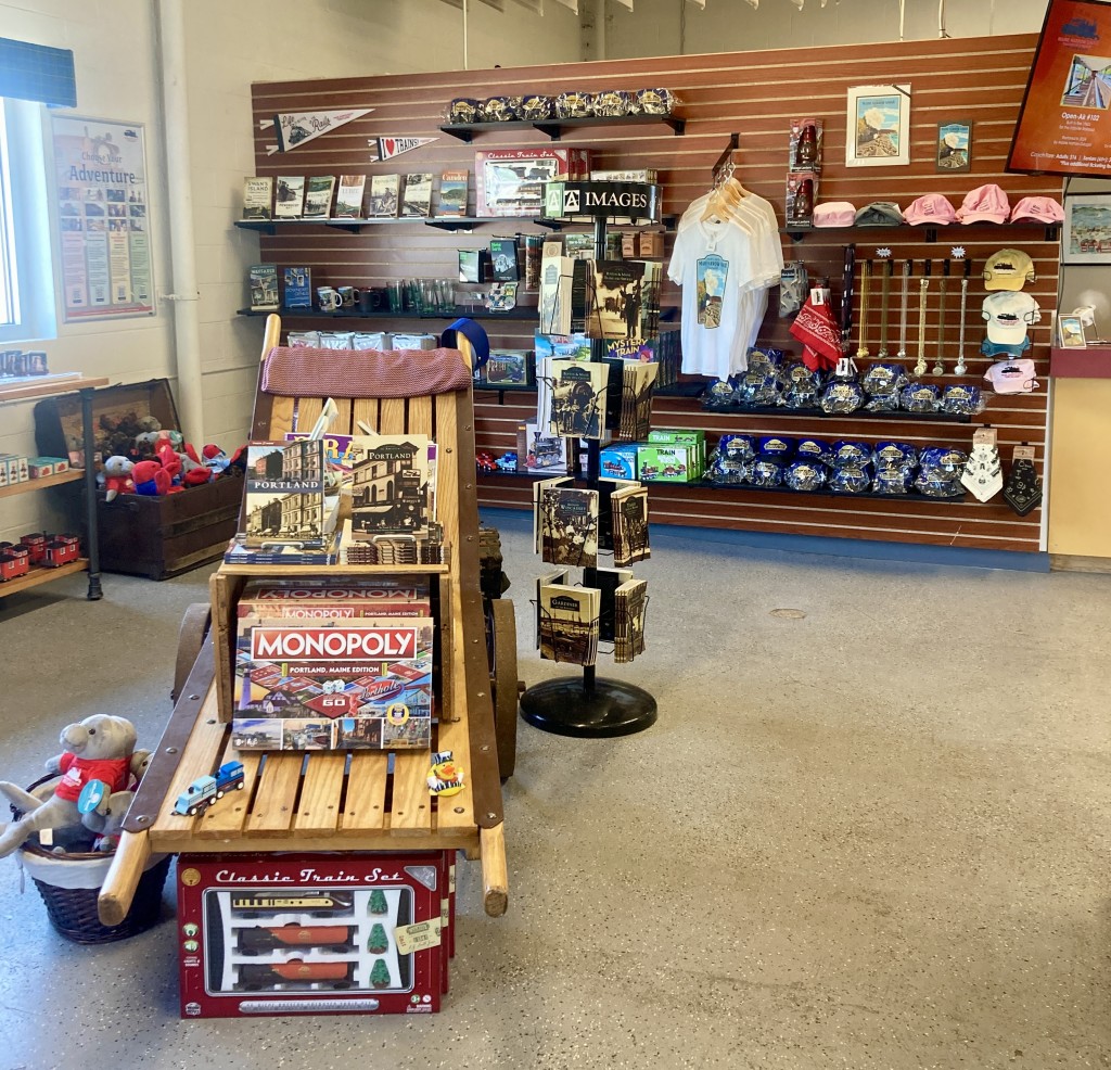 Gift Shop. Photo Credit: Maine Narrow Gauge Railroad