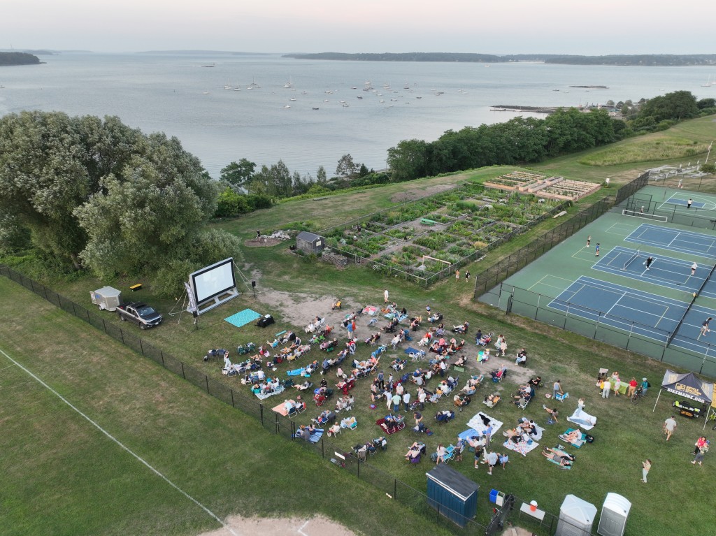 MOFF at Eastern Prom. Photo Credit: Maine Outdoor Film Festival