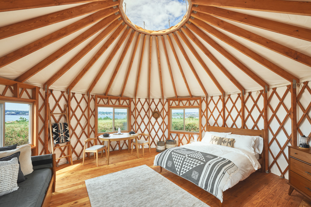 Yurt Site. Photo Credit: Jared McKenna