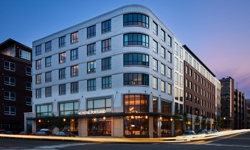 Hotel Exterior. Photo Credit: AC Hotel Portland Downtown/Waterfront, ME