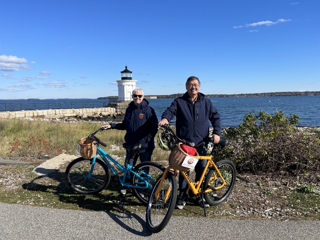 Bike Tour by Lighthouse. Photo Credit: Leah Day