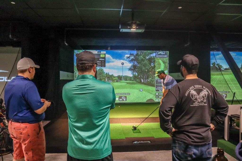 Indoor Golf. Photo Credit: X-Golf Portland