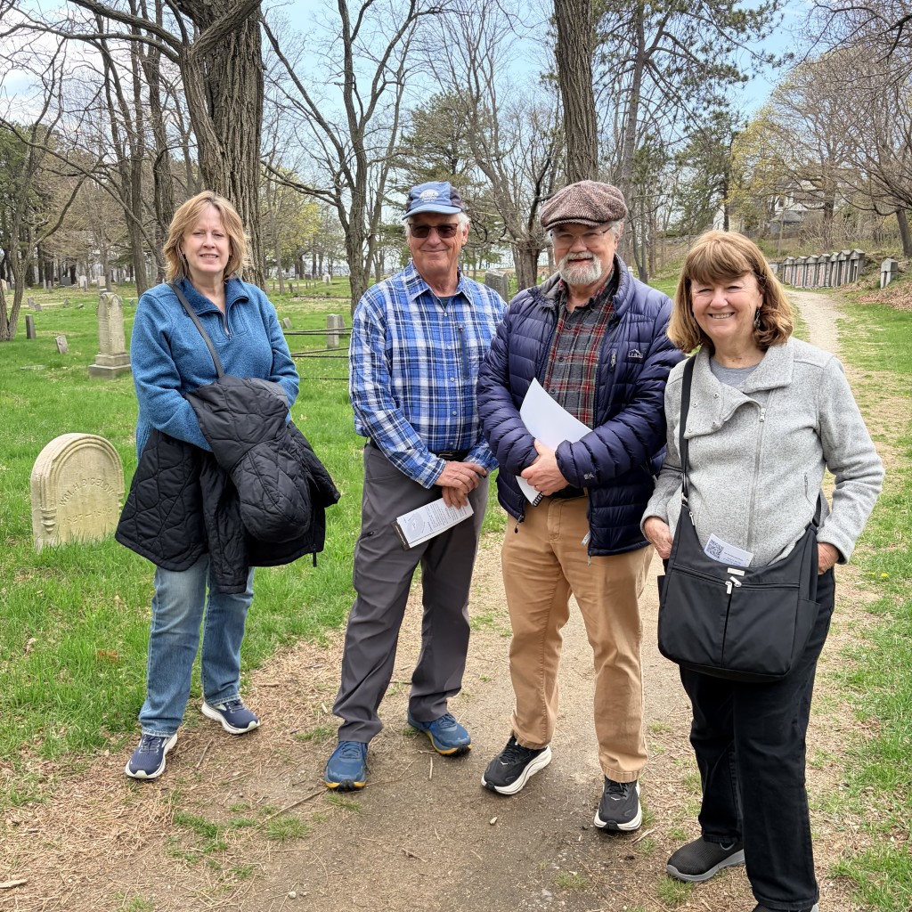 Group Touring Western Cemetery. Photo Credit: Visit Portland