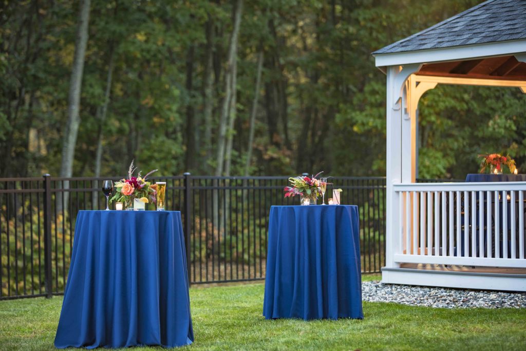 Cocktail Tables. Photo Credit: Portland Sheraton at Sable Oaks