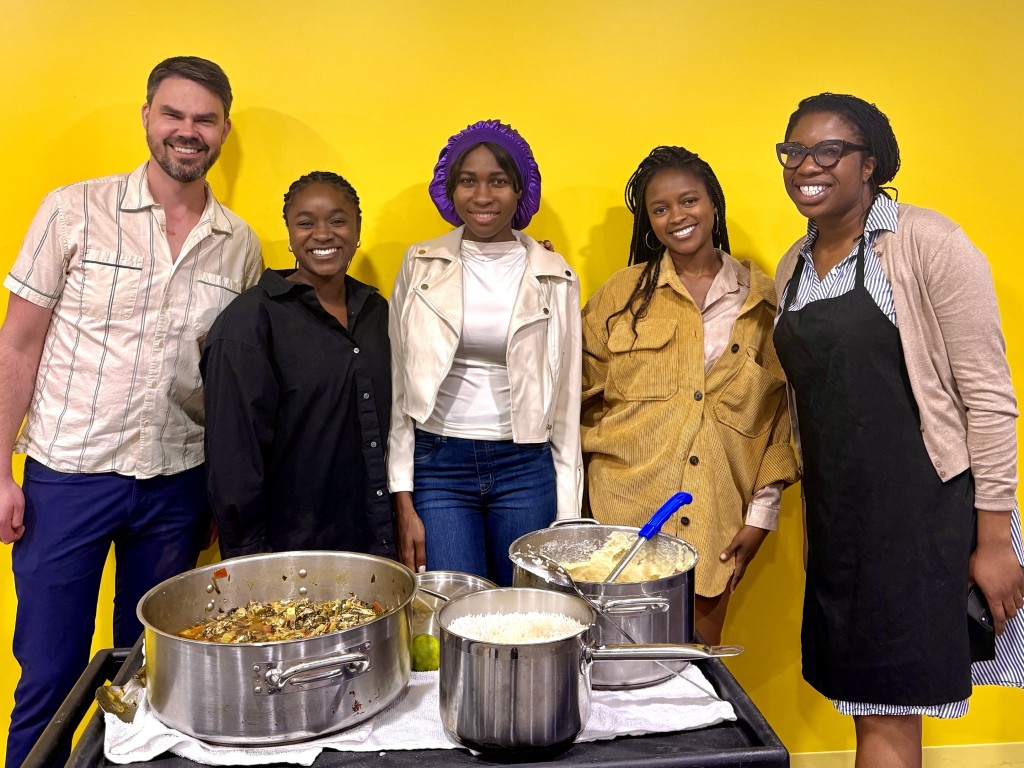 Group Cooking. Photo Provided by Visit Portland