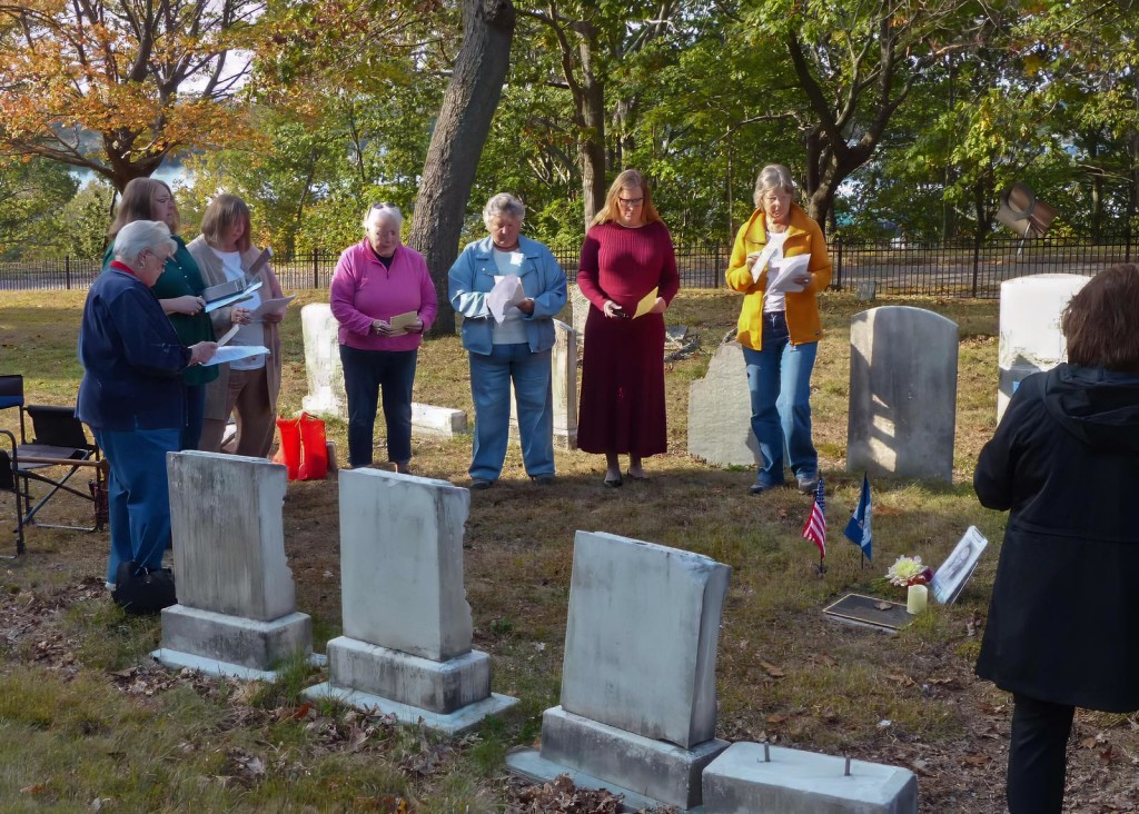 Group Touring Western Cemetery. Photo Credit: Bill Shumaker