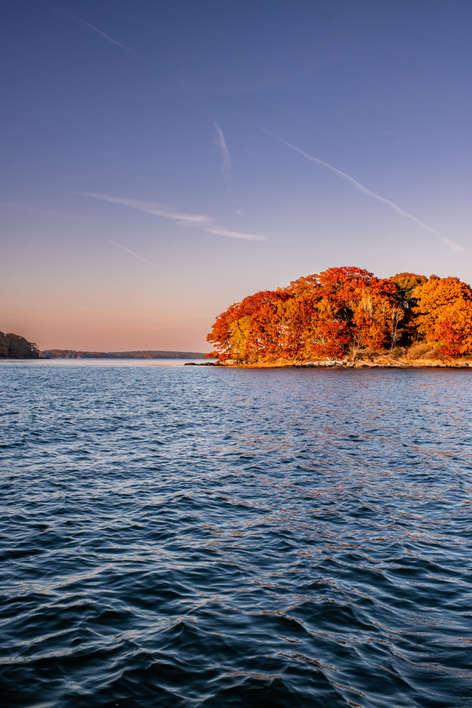 Fall Foliage on Sunset Cruise. Photo Credit: Kristina O'Brien Photography