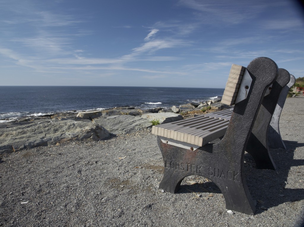 Bench. Photo Credit: The Lobster Shack at Two Lights