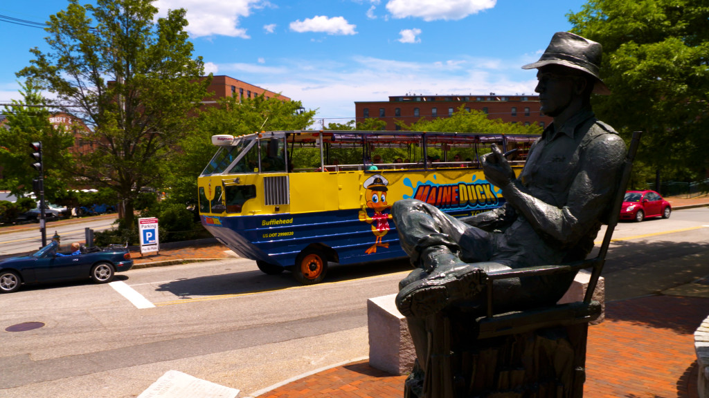 Duck Boat Downtown. Photo Credit: Quack N' Cruise