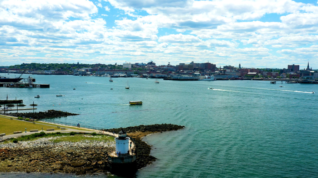 Duck Boat on Casco Bay. Photo Credit: Quack N' Cruise
