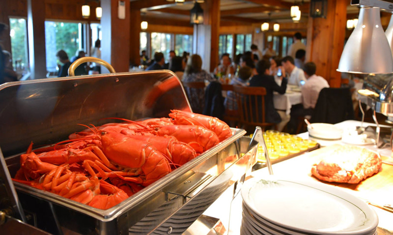 Lobster. Photo Credit: Migis Lodge on Sebago Lake
