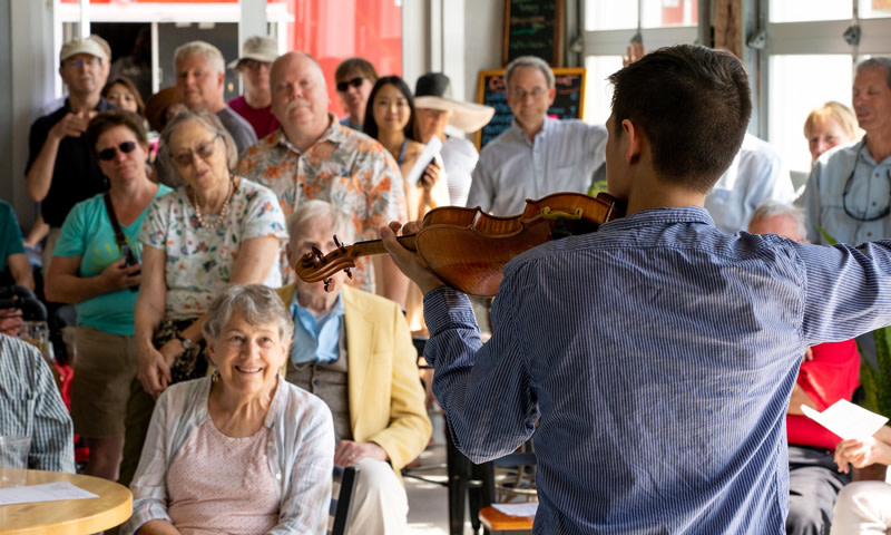 Live Music. Photo Credit: Bowdoin International Music Festival