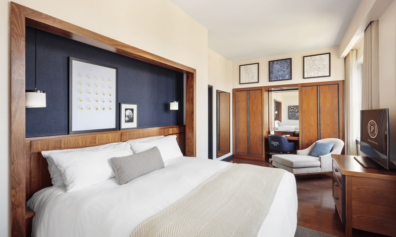 King Guest Room. Photo Courtesy of The Press Hotel