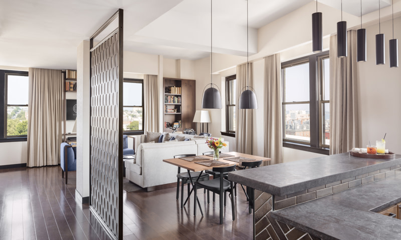Penthouse Suite. Photo Courtesy of The Press Hotel