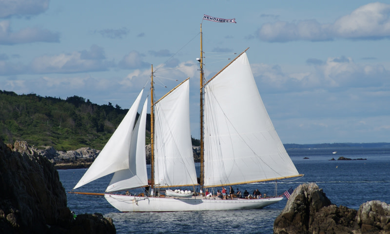 Sailboat. Photo Credit: Portland Schooner Co.