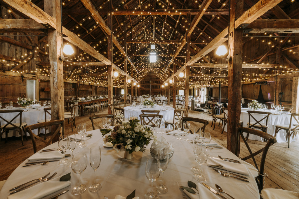 Interior of Large Barn. Photo Credit: Chris Bennett Photography