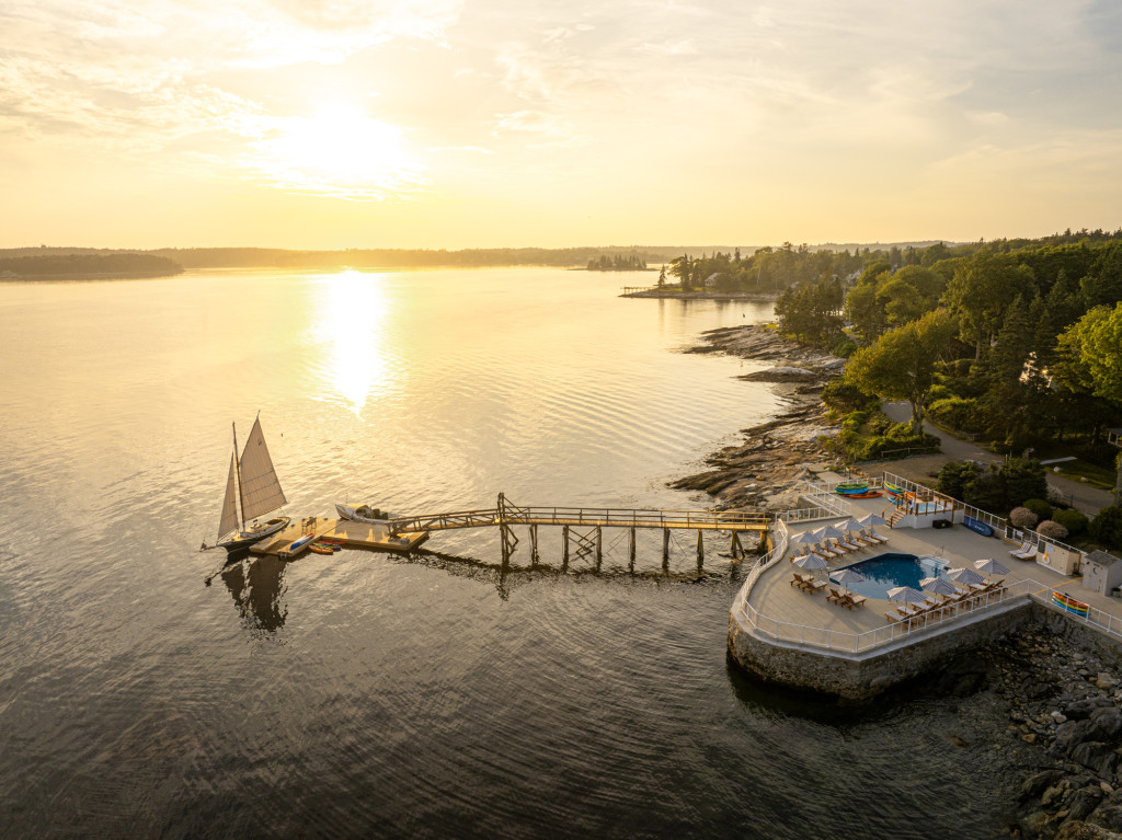 Sunset. Photo Credit: Spruce Point Inn Resort & Spa