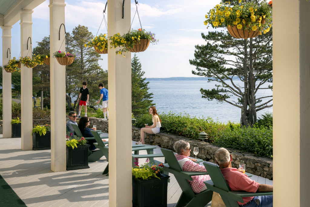 Porch. Photo Credit: Spruce Point Inn Resort & Spa