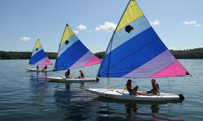 Sailing. Photo Credit: Maine Camp Experience
