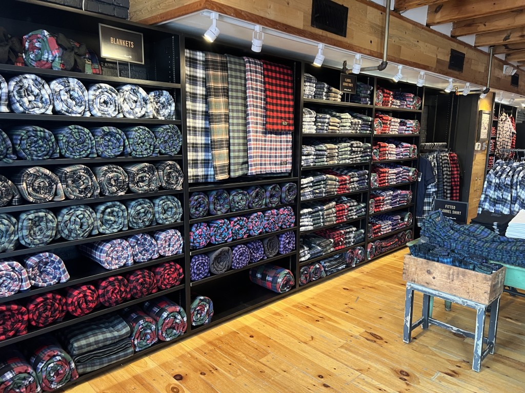 Flannel Wall. Photo Credit: The Vermont Flannel Co