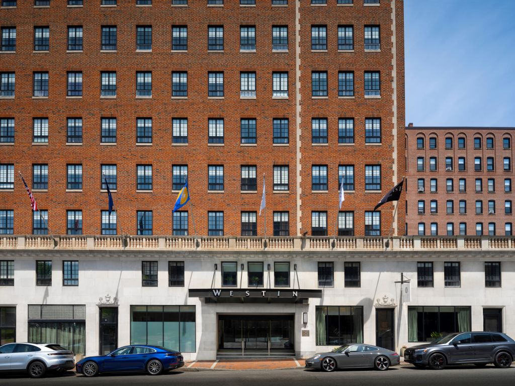 Hotel Exterior. Photo Provided by The Westin Portland Harborview