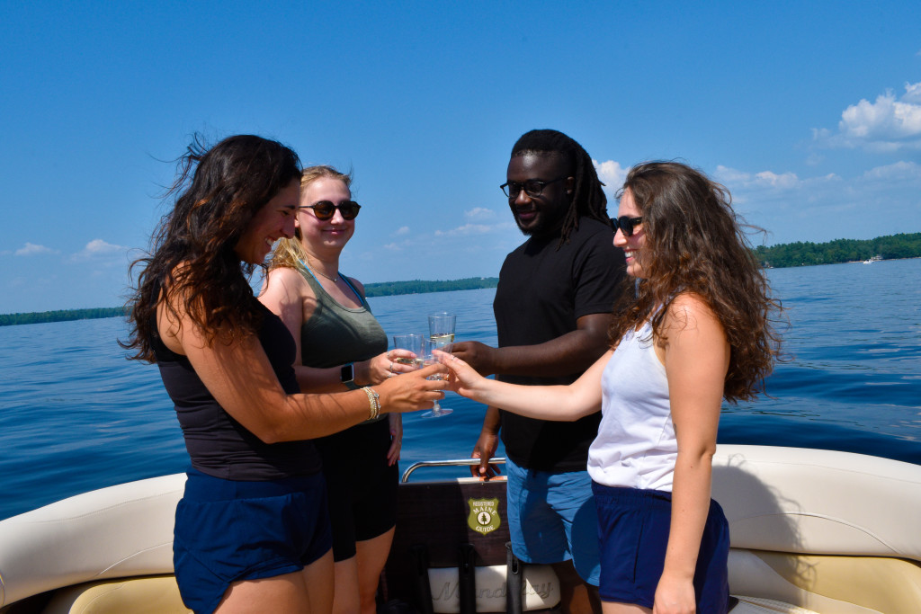 Cheers on Boat. Photo Credit: Visit Portland