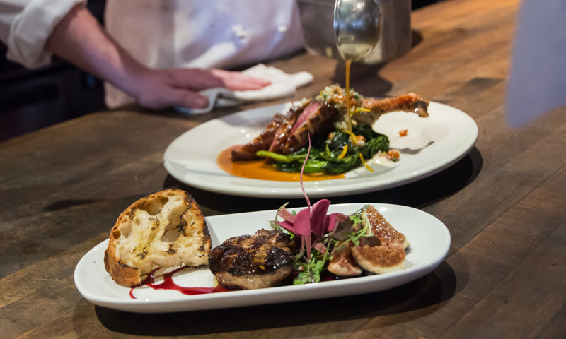 Dining at Fore Street Restaurant. Photo Credit: Jen Dean