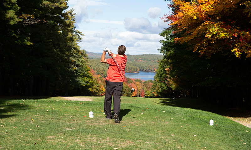 Golfer. Photo Credit: Poland Spring Resort