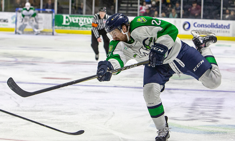 Hockey Player. Photo Credit: Maine Mariners