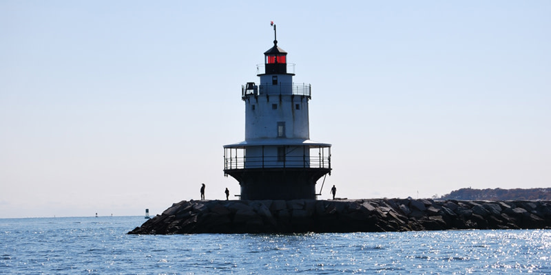 Spring Point Ledge Light. Photo Credit: Portland Discovery Land & Sea Tours
