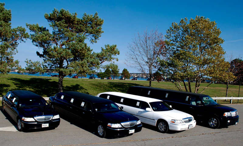 Fleet of Limos. Photo Credit: Maine Limousine Service